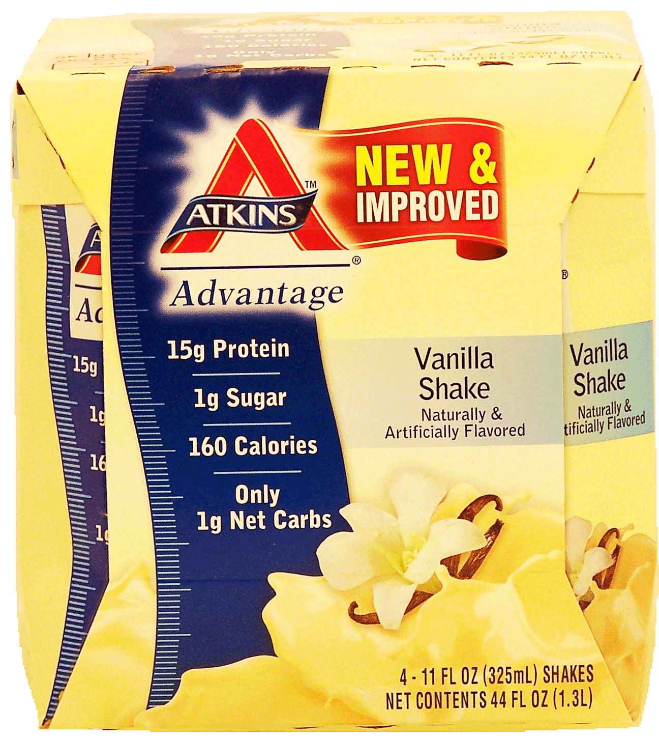 Atkins  vanilla shake, ready to drink, 11-fl. oz. drink box Full-Size Picture